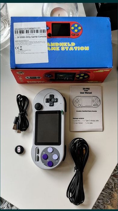 Nowa Mini Retro Konsola 6000+ gier przenośna jak pad od SNES
