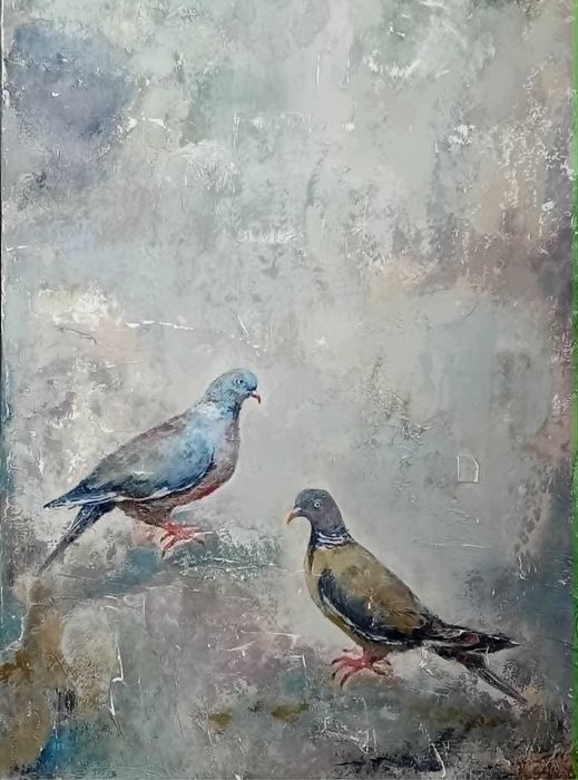 Obraz namalowany na płótnie   techniką dawnych malatur , 120x80cm