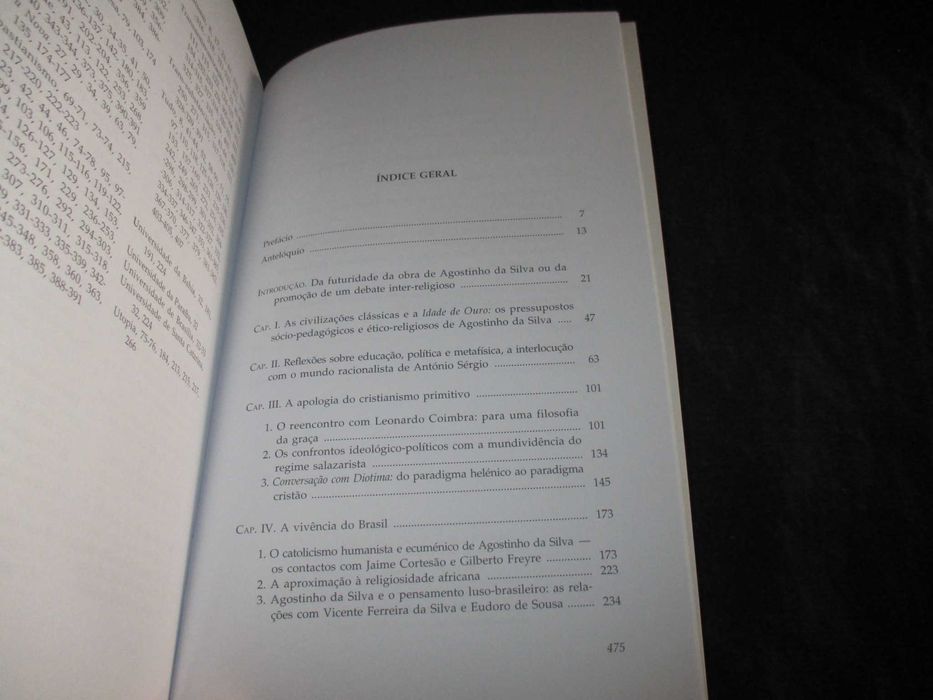 Livro Religião e Metafísica no pensar de Agostinho da Silva