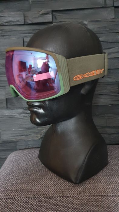 Gogle Oakley CUSTOM Flight Tracker L XL Fog PRIZM Iced Iridium S2 OTG