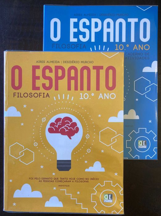 Livros Escolares 10 Ano encadernados - English 10 - O Espanto - Bio Foco - Geo Foco
