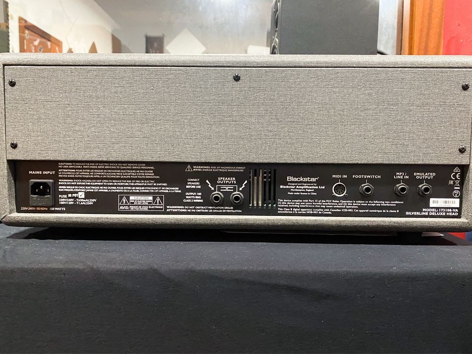 Amplificador Head Blackstar Silverline Deluxe 100w c/ footswitch