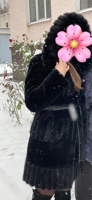 Шуба норка-мутон гарний стан