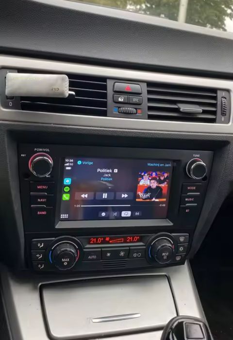 Rádio Android 14 com GPS BMW E90 E91 E92 E93 (Artigo Novo)
