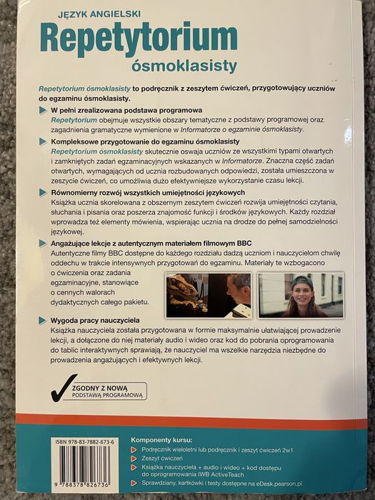 Repetytorium ósmoklasisty do jezyka angielskiego A2+/B1