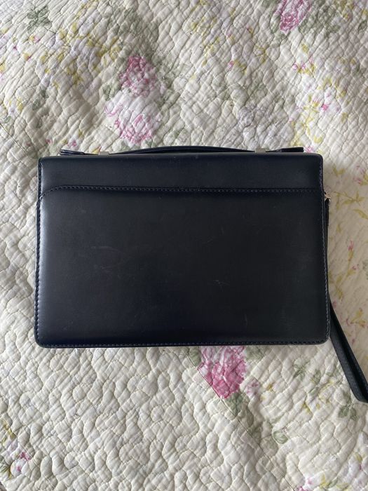 Барсетка из кожи Neri Karra