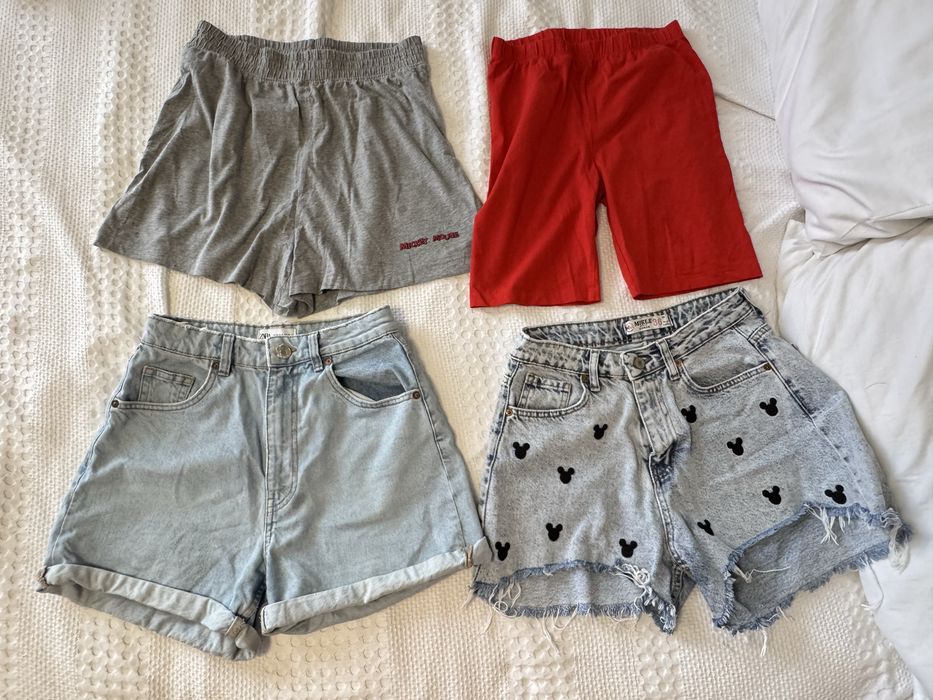 Джинсові шорти zara, h&m!