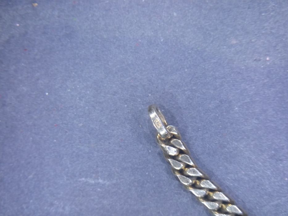 Branzoletka Meska Pancerka SREBRO 925