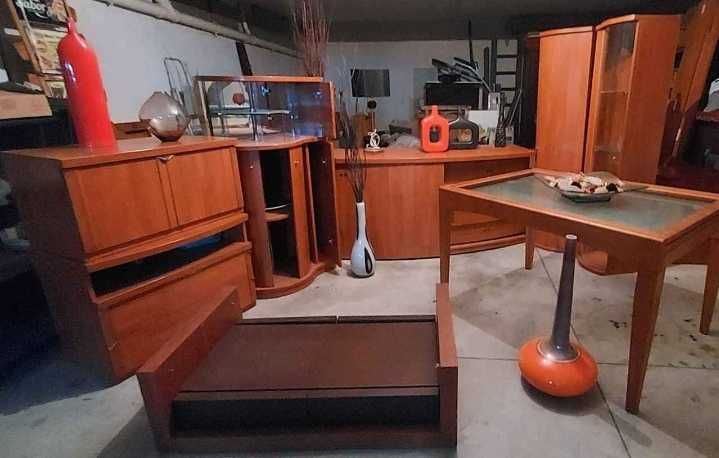 Mobilia Completa Sala de Jantar e Estar - Cerejera