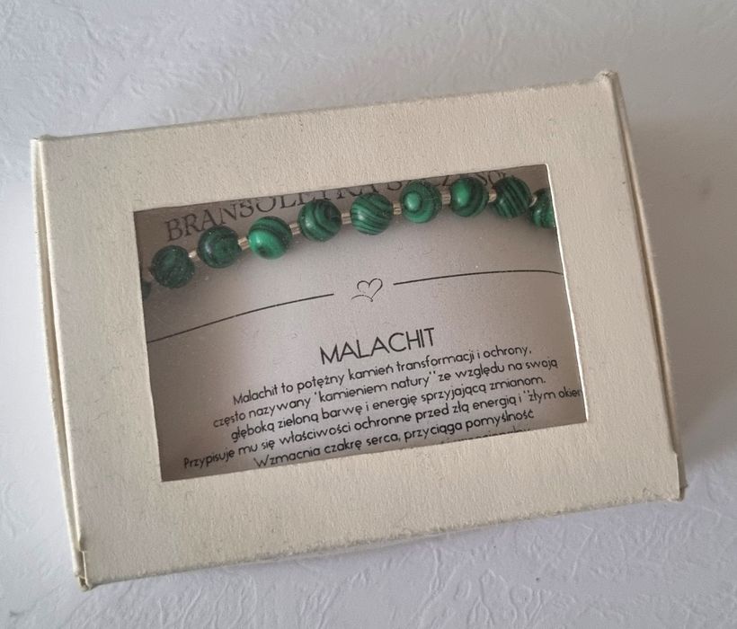 Bransoletka malachit