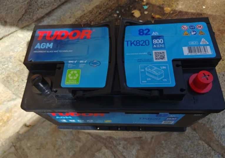 Bateria Tudor TK820 82Ah AGM (NOVA com fatura)