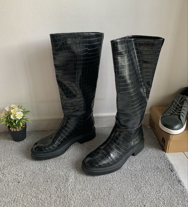Botas Cano Alto da Zara- Tamanho:41- Nunca usadas