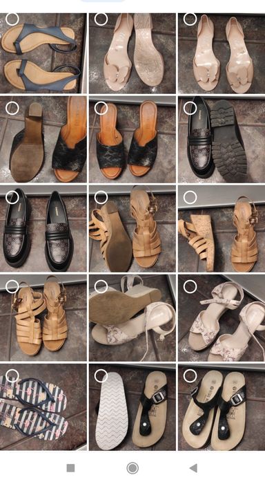 Buty sandałki klapki