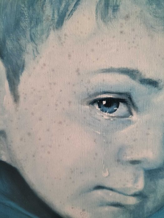 Quadro “Crying Boy” – Giovanni Bragolin – Vintage