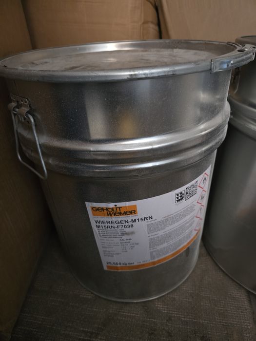 Dwuskładnikowe farba poliuretanowa gruntoemalia 27kg szara