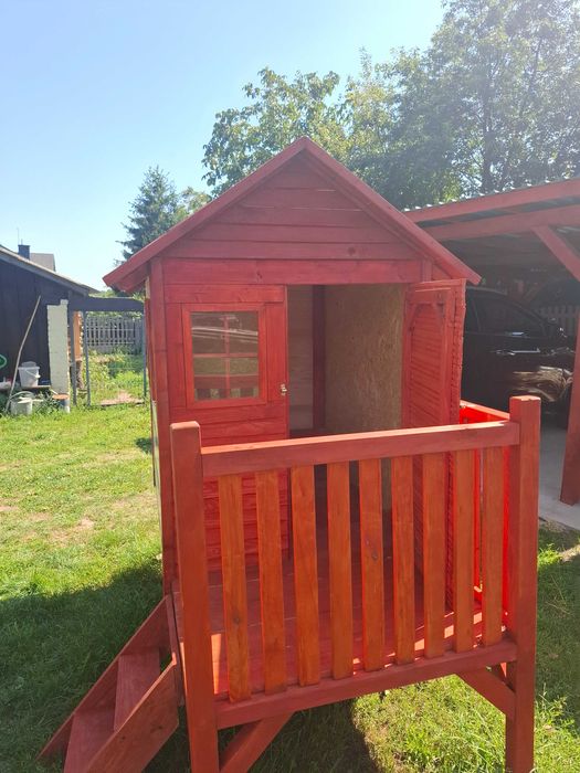 Domek drewniany solidny dla dzieci