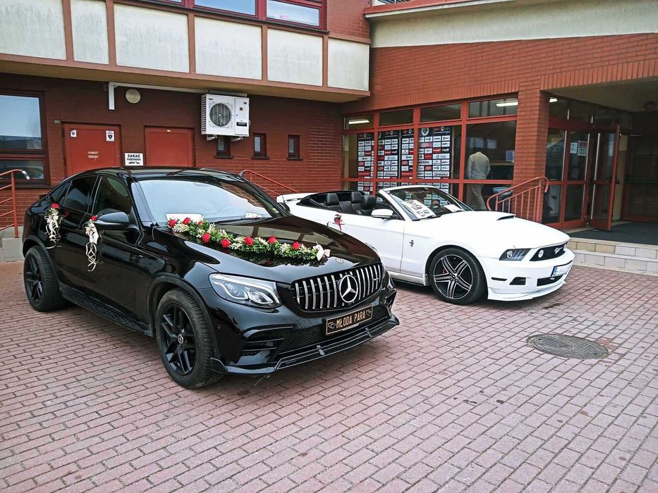 Auto samochód do ślubu limuzyna retro ford mustang  mercedes,  BMW X6
