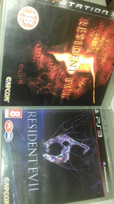 Resident evil 6 ps3, resident evil 5 ps3, Videoteka Tychy 0624