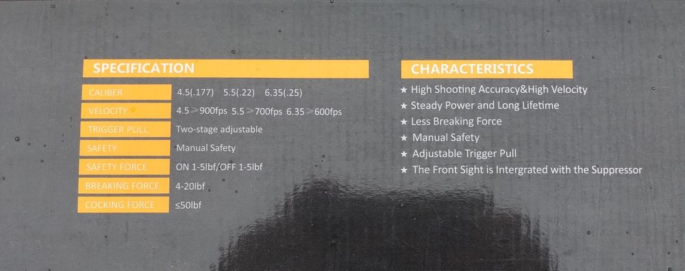 ArtemisZasdar Air Rifle SR1000S pistão de gás 5,5 mm com escopo 4x32