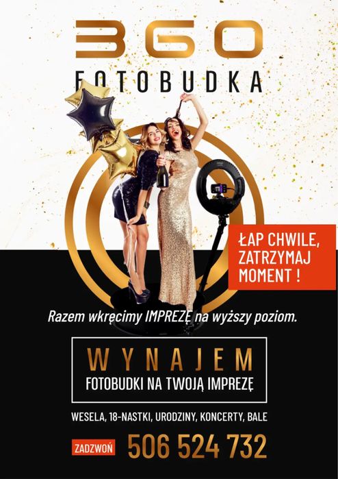 Fotobudka 360 Wynajem