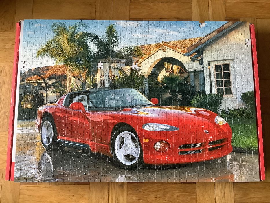 Пазл машина Dodge Viper RT 10 Castorland Puzzle на 1000 деталей