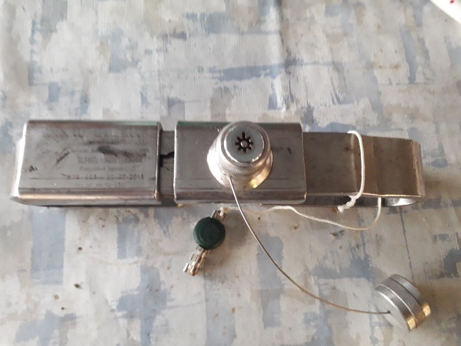 Cadeado em inox  frio o contentores