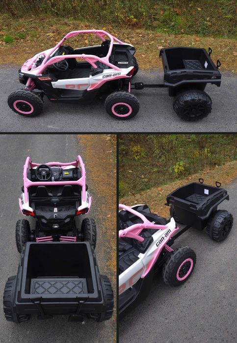 Zestaw BUGGY CAN-AM MAVERICK 4x200W z przyczepką samochód