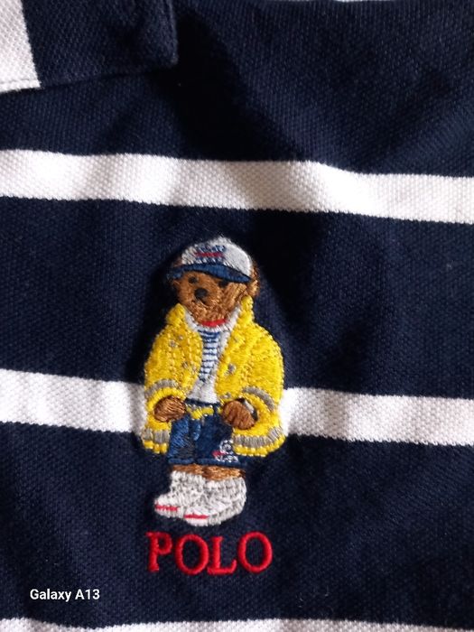 Polo ralph lauren miś koszulka męska S