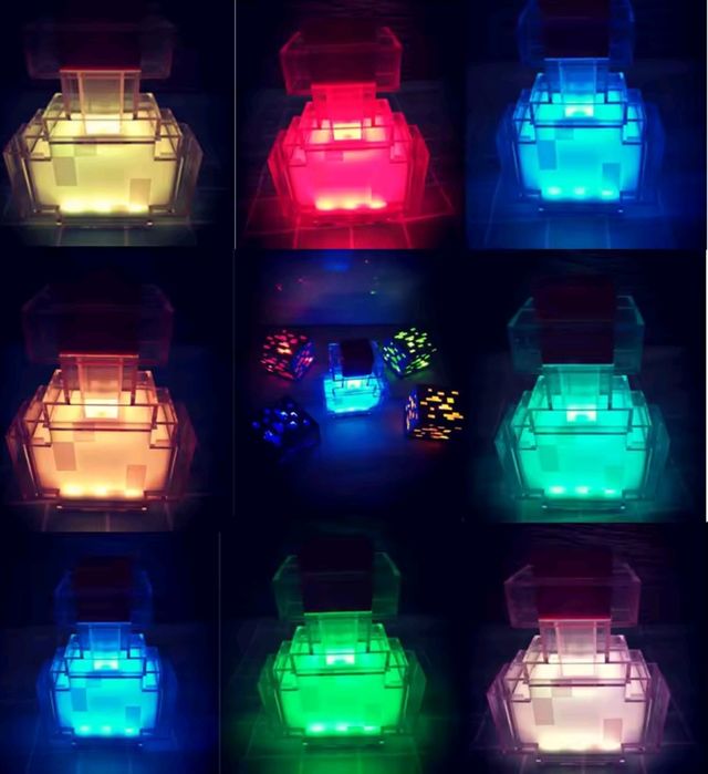 LED ліхтарик Зелье Minecraft Bottle Light game світлодіодна іграшка
