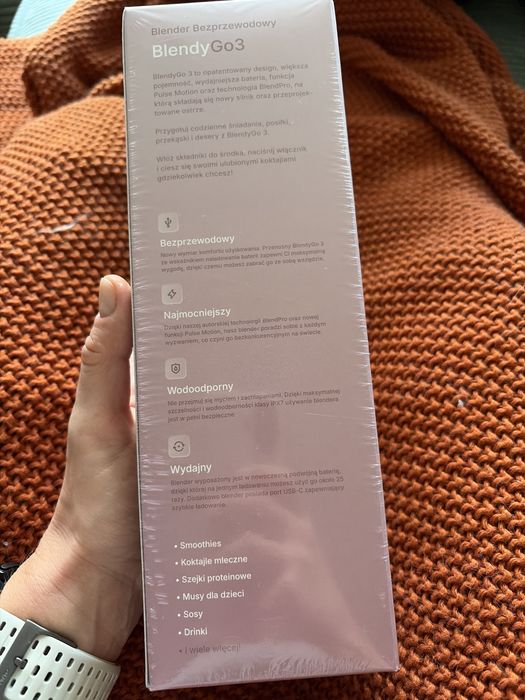 Blender bezprzewodowy Blendy Go 3 nowy różowy