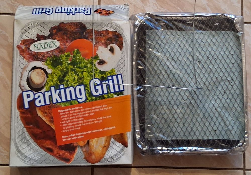 OKAZJA.Gril jednorazowy PARKING GRILL NADEX.