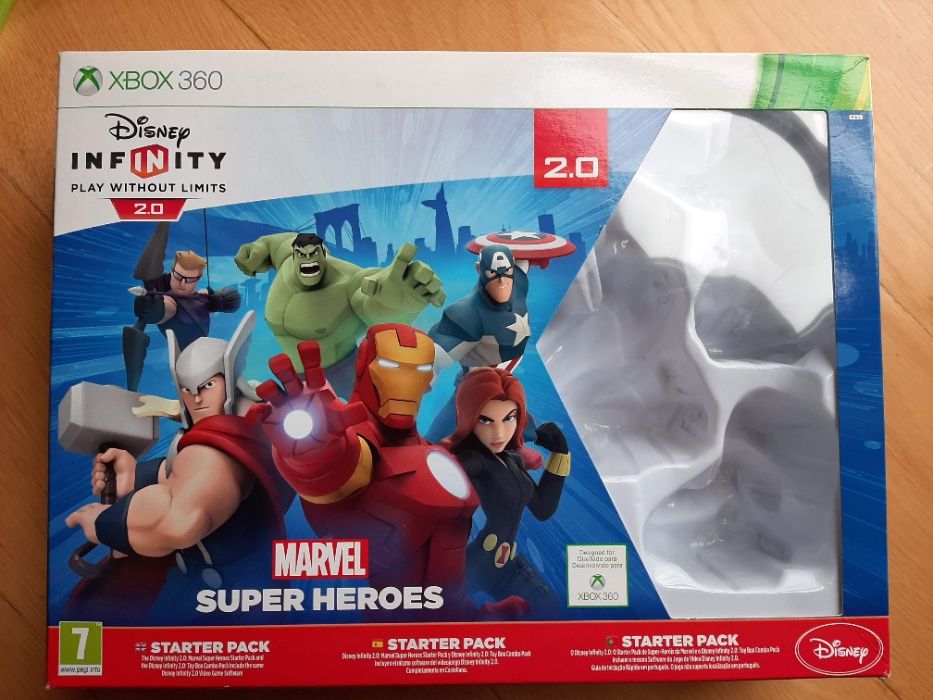 Caixa jogo Disney Infinity 2.0 Marvel XBOX360