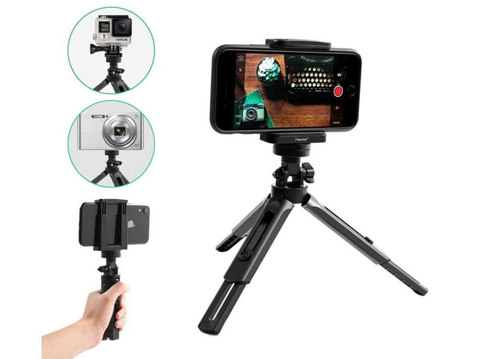 UCHWYT STATYW STOJAK na Telefon Aparat TRIPOD Regulowany SELFIE Stick