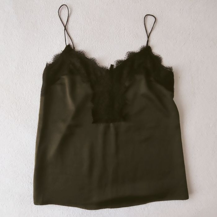 Stradivarius top zielony koronka M 38