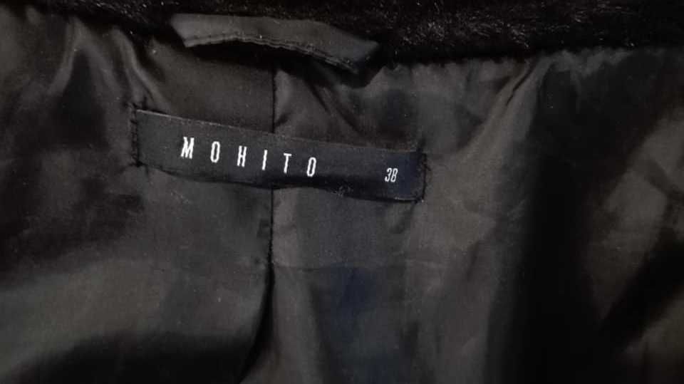 MOHITO 38 M sztuczne futerko kożuszek kurtka płaszcz