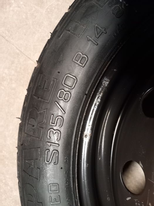 Koło dojazdowe Fiat 500 4x98 stan OK.