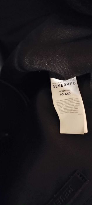 Torebka Reserwet – koloru czarnego - z dodatkową torebką wizytową