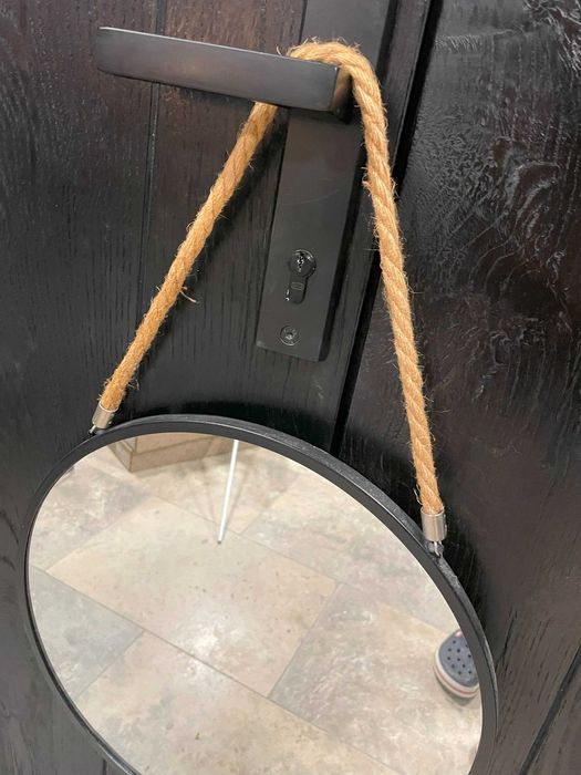 Lustro wiszące + drewniana rama gratis