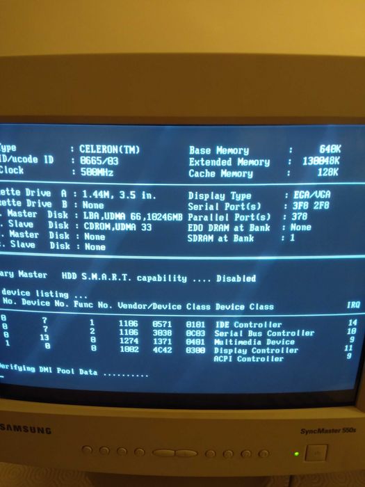 PC Retro Completo – Celeron 501MHz + CRT Samsung + ATI + Creative