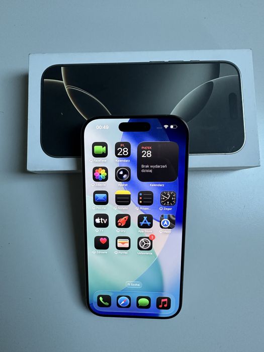 iPhone 16 pro 128GB Desert Titanium na gearancji do 15.07.2026