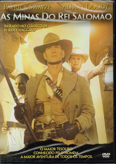 Filme em DVD: As Minas do Rei Salomão (Patrick Swayze) - NOVO! SELADO!
