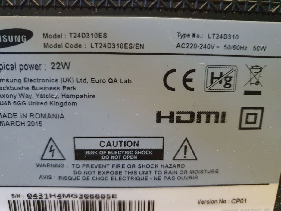 Podstawka telewizora Samsung