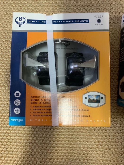 B-Tech BT332 Satellite Column Mounts, Ideal for Small Speakers64739895834498121