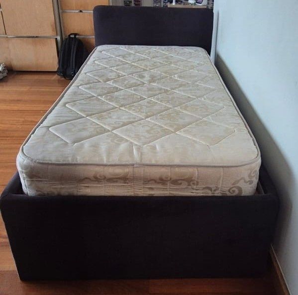 Cama solteiro dupla gavetão