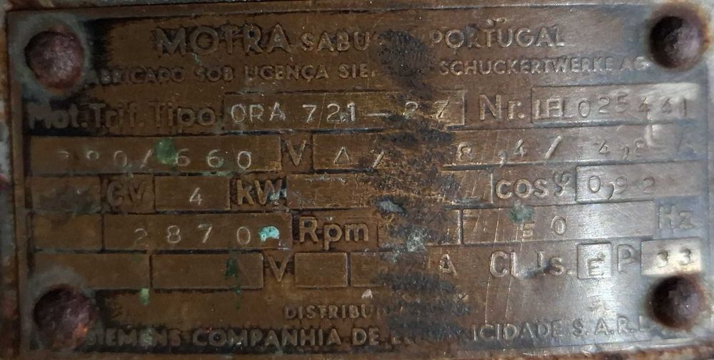 Motor trifásico 4 CV