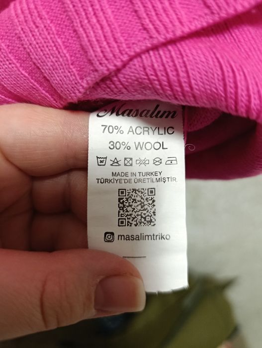 Теплий светр-сукня