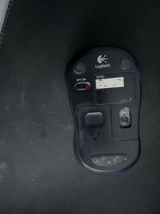 Мишка компʼютерна   Logitech M185 Wireless Grey