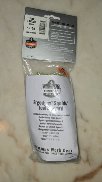 Ergodyne Squids #3100 | Tool Lanyard com Mosquetão | Novo Selado