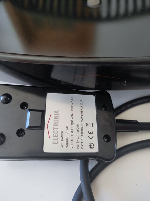 Grelhador elétrico, marca electronia