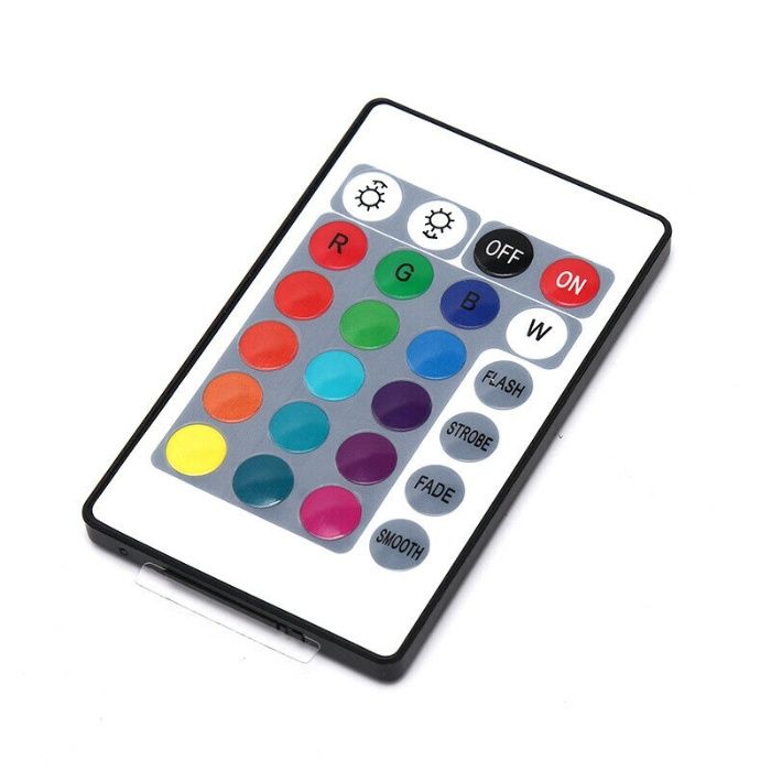 Pronta a usar -5m de fita RGB 3528 ,ip 33, controlador 44 teclas-2A